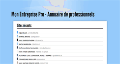 Desktop Screenshot of monentreprise.pro
